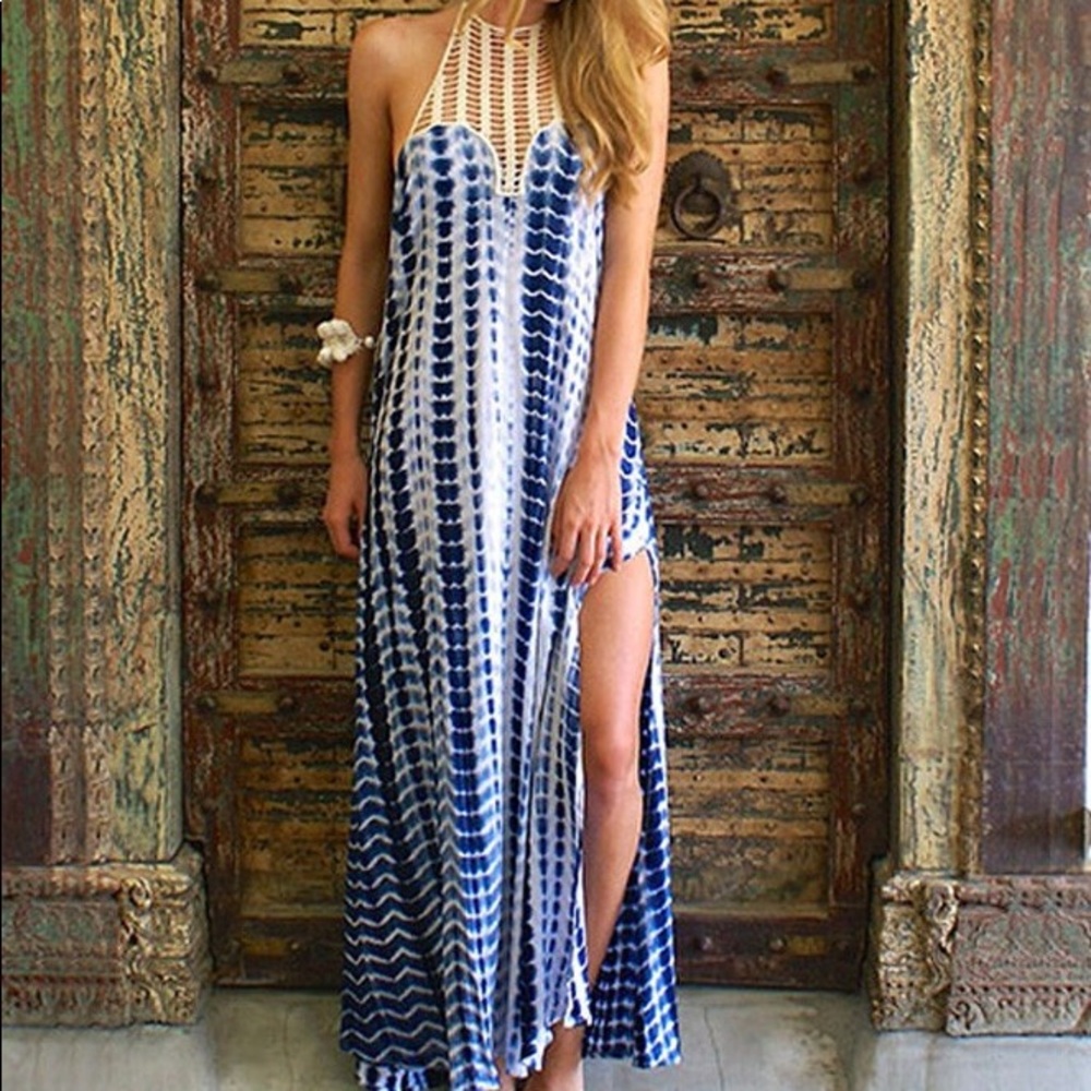 NWT Sundown tie-dye Maxi Dress
